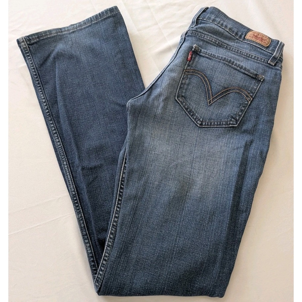 Levi's 524 Too Superlow Bootcut Jeans Women's 28x33 Y2K Low Rise Denim